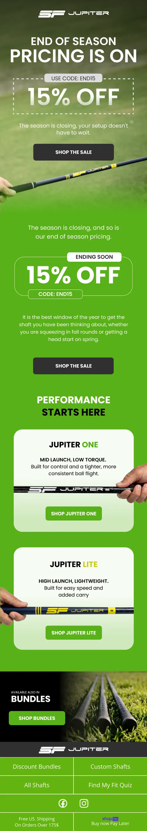 Client email design