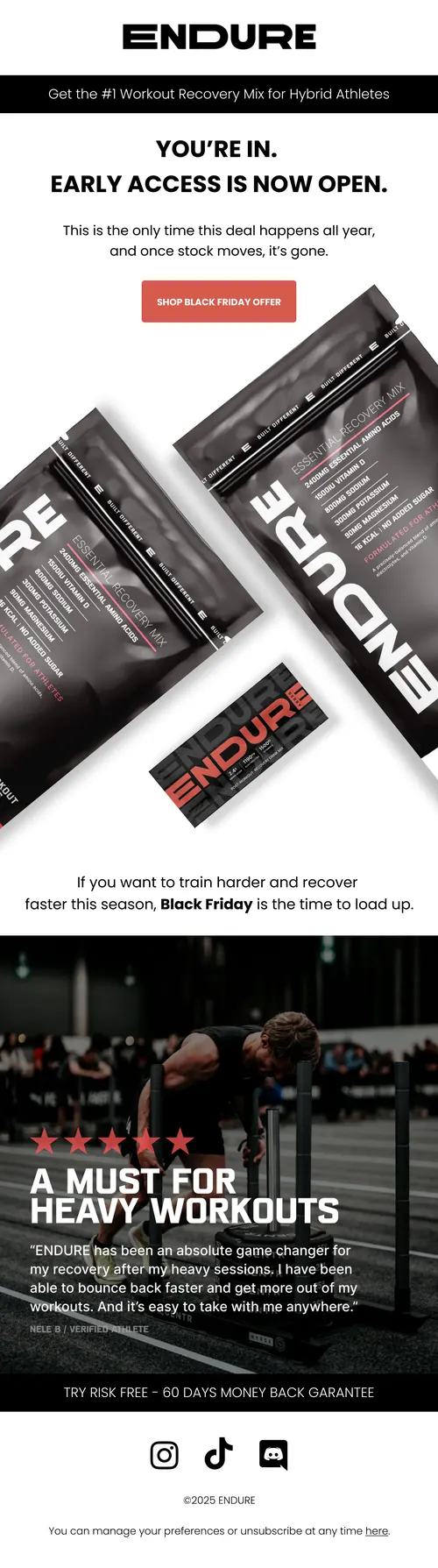 Client email design